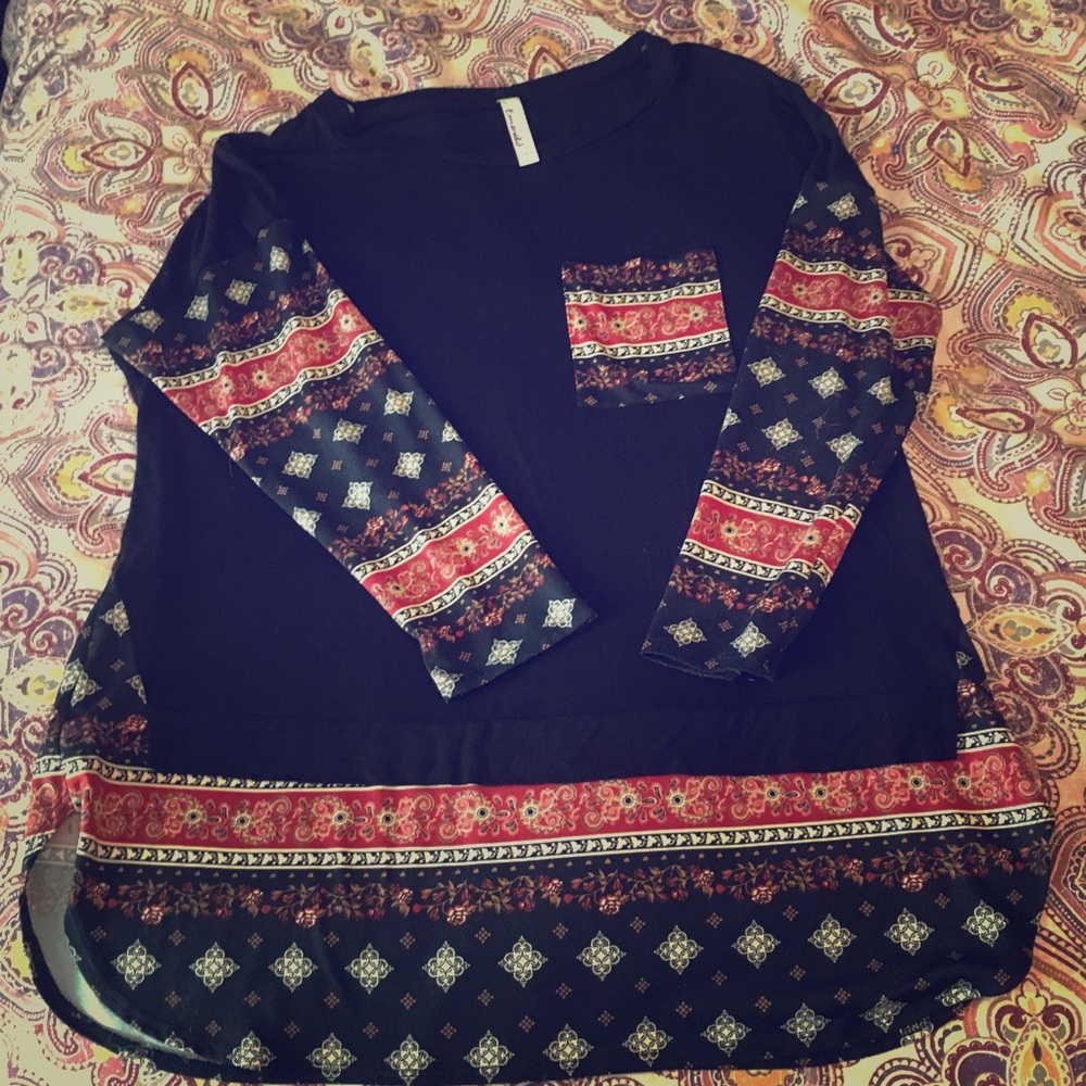 Cotton/Spandex blend Tunic